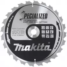 Makita Specialized körfűrészlap, merülő 165x20mm Z24