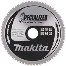 Makita Specialized körfűrészlap, fém 185x30mm Z70 Makita Specialized körfűrészlap, fém 185x30mm Z70