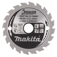 Makita Specialized körfűrészlap, akkus 85x15mm Z20