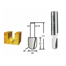 Makita homorulatmaró kés, 6.35x12.7mm, 6mm