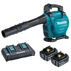 Makita DUB363 akkus légseprű, 2x18V (2db 5Ah akkuval és töltővel)