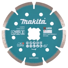 Makita X-Lock gyémánttárcsa, szegmenses, 125mm