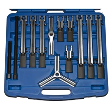 MK-Tools csapágylehúzó készlet, 2-3 körmös, 30-130mm, 13db