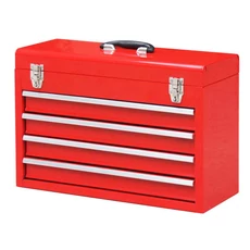 Fém szerszámos láda 4 fiókos + tároló rekeszes (52x21x36cm) Fém szerszámos láda 4 fiókos + tároló rekeszes (52x21x36cm)