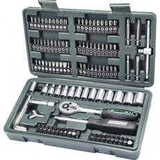 Mannesmann 29166 bit és dugókulcs készlet, 1/4", 130db Mannesmann 29166 bit és dugókulcs készlet, 1/4", 130db