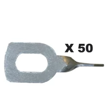Mastroweld kihúzató alátét, ovális, csavart, 50db