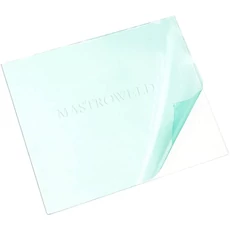 Mastroweld YLM-014 védőplexi, külső, 112x90mm