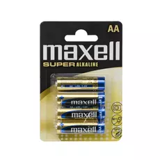 Maxell super alkáli ceruza elem, AA, 1.5V, 4db/bliszter