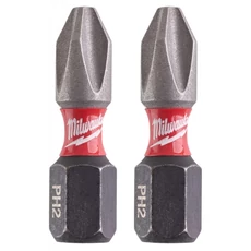 Milwaukee Shockwave bithegy, PH2x25mm, 2db