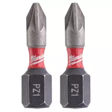 Milwaukee Shockwave bithegy, PZ1x25mm, 2db