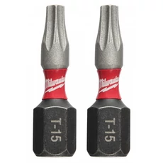 Milwaukee Shockwave bithegy, TX15x25mm, 2db