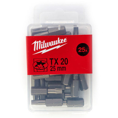 Milwaukee csavarozó bithegy, TX20x25 mm, 25db