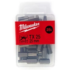 Milwaukee csavarozó bithegy, TX25x25 mm, 25db