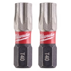 Milwaukee Shockwave bithegy, furatos, TX BO40x25mm, 2db