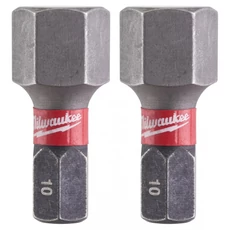 Milwaukee Shockwave bithegy, Hex, 8x25mm, 2db