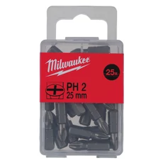Milwaukee csavarozó bithegy, PH2, 25mm, 25db