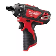 Milwaukee M12 BD-0 akkus csavarozó 1/4&quot;, 12V (akku és töltő nélkül)