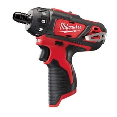 Milwaukee M12 BD-0 akkus csavarozó 1/4", 12V (akku és töltő nélkül)
