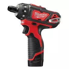 Milwaukee M12 BD-202C akkus csavarozó 1/4&quot;,  2x2.0Ah akkuval és töltővel