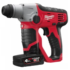 Milwaukee M12 CH-402C FUEL akkus SDS-plus fúrókalapács 2x4.0Ah akkuval