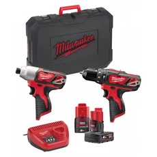 Milwaukee M12BPP2B-421C M12 akkus gépszett 1x4.0Ah+1x2.0Ah akkuval és töltővel