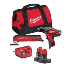 Milwaukee M12BPP2D-402B M12 akkus gépszett 2x4.0Ah akkuval és töltővel