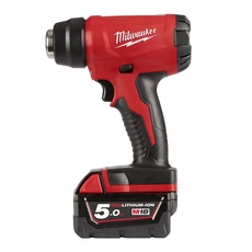 Milwaukee M18 BHG-502C akkus hőlégfúvó, 2x5.0Ah akkuval és töltővel
