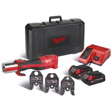 Milwaukee M18 BLHPT-202C V-SET akkus hidraulikus prés 2x2.0Ah akkuval és töltővel