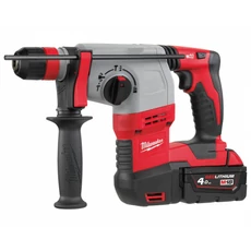Milwaukee HD18 HX-402C akkus SDS-plus fúró-vésőkalapács 2.4J, 18V, 2x4.0Ah akkuval és töltővel