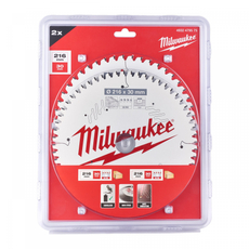 Milwaukee körfűrészlap készlet 2x216mmx48-60fog, 2 db
