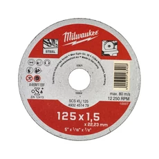 Milwaukee vágókorong fémhez SCS41/125x1.5x22.2mm