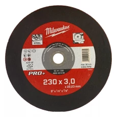 Milwaukee Pro+ vágókorong fémhez, egyenes SC41/230x3x22.2mm