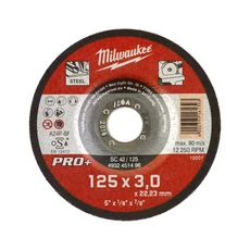 Milwaukee Pro+ vágókorong fémhez, hajlított SC42/125x3x22.2mm