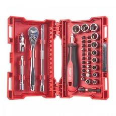 Milwaukee racsnis dugókulcs készlet 1/4&quot;, 6-14mm, 38 részes