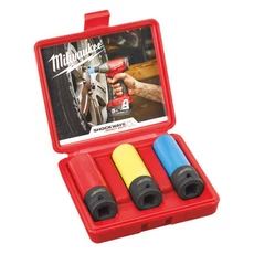 Milwaukee dugókulcs készlet könnyűfém felnikhez 1/2&quot;, 17-21mm, 3 részes