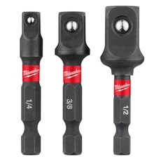 Milwaukee Shockwave dugókulcs adapter szett 3 részes