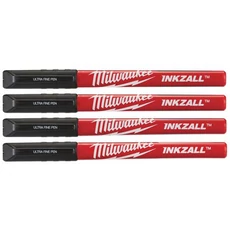 Milwaukee InkZall filctoll 0.6 mm hegyű, fekete, 4db
