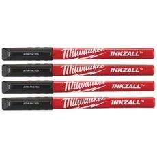 Milwaukee InkZall filctoll 0.6 mm hegyű, fekete, 4db