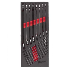 Milwaukee Max Bite csillag-villáskulcs készlet, 8-22mm, 15 részes