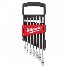 Milwaukee Max Bite racsnis csillag-villáskulcs készlet, 8-17mm, 7 részes