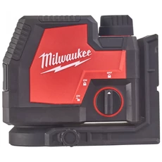 Milwaukee M12 CLLP-301C akkus lézer, zöld 1x3.0Ah akkuval és töltővel