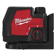 Milwaukee L4CLLP-301C USB akkus keresztvonalas lézer, zöld, 30m (3.0Ah akkuval és töltővel)
