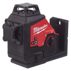 Milwaukee M12 3PL-0C akkus 360° 3 síkú lézer, zöld 12V (akku és töltő nélkül)