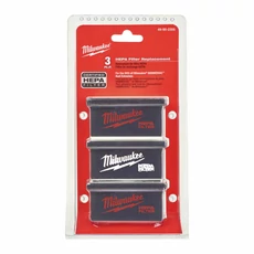 Milwaukee Szűrő M12 DE akkus porelszívóhoz 3db