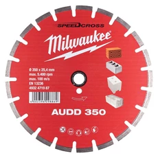 Milwaukee AUDD 350 gyémánt vágótárcsa, 350mm