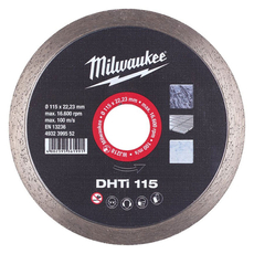 Milwaukee DHTi 115 Gyémánt vágótárcsa 115x22.2mm