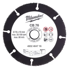 Milwaukee karbid vágótárcsa 76mm 