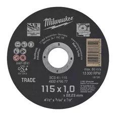 Milwaukee ECO SCS41 vágókorong fémhez, 115x1.0mm