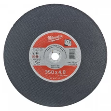 Milwaukee PRO+ vágókorong fémhez, egyenes, 350x4.0mm