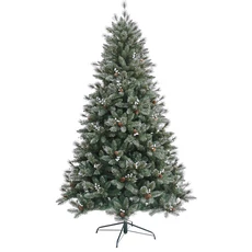 Silvery díszfenyő, ezüstözött, 499 ág, 150cm